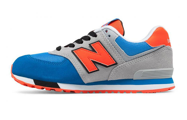 New Balance New Balance NB 574 Low top Kids' Running Shoes Gray Blue Orange Teenagers
