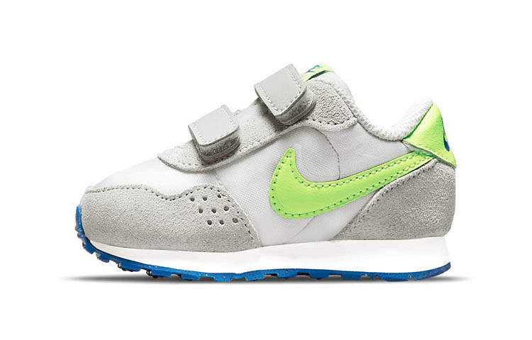 Nike Nike MD Valiant Slip Resistant Cushioning Abrasion Resistant Low top Toddler Shoes Gray Green Infant And Toddler