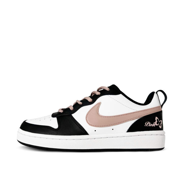 Nike Nike Court Borough Butterfly Dance Low top Kids' Skateboarding Shoes Black Red Unisex