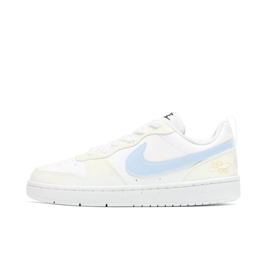 Nike Nike Court Borough Slip Resistant, Abrasion Resistant, Cushioning, Breathable Low top Kids' Skateboarding Shoes