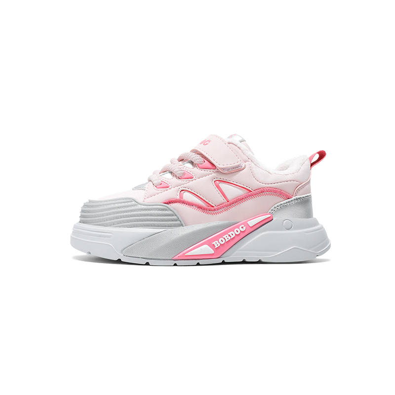 BOBDOG Comfortable, Fleece Lined Trendy Slip Resistant Anti Kick Cushioning Thermal Low top Kids' Running Shoes Kids'