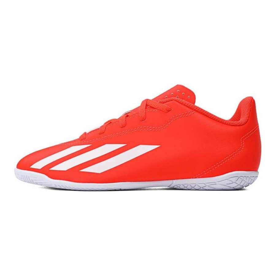 Adidas Adidas X Crazyfast Club Soft And Comfortable Slip Resistant Abrasion Resistant Low top Kids' Soccer Shoes Orange Red