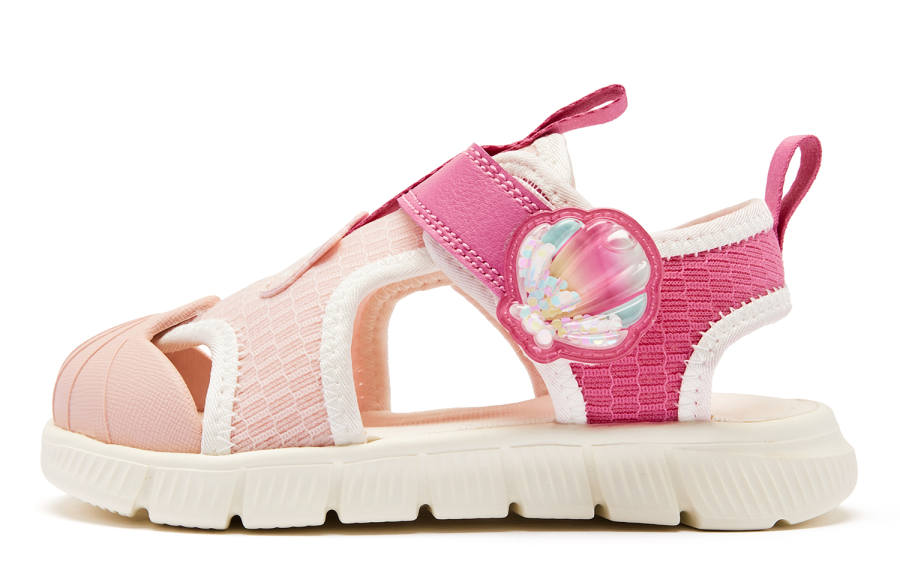 QIAODAN Cushioning Abrasion Resistant Cushioning, Wear Resistant Low top Toddler Shoes Pink Infant And Toddler