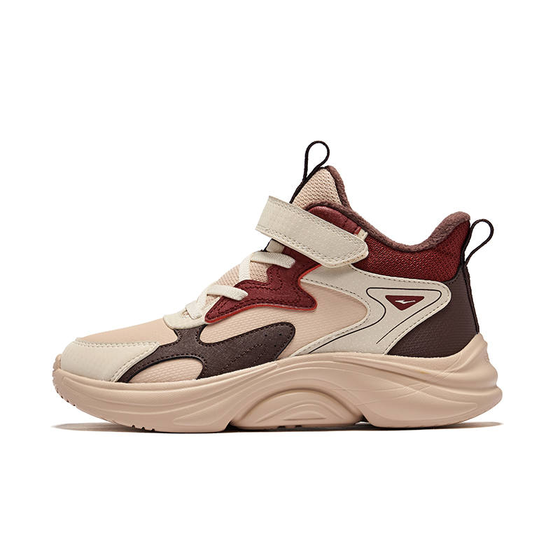ERKE KIDS Sichuan Dust, Fleece Lined Abrasion Resistant Thermal Abrasion Resistant Thermal Mid top Kids Lifestyle Shoes