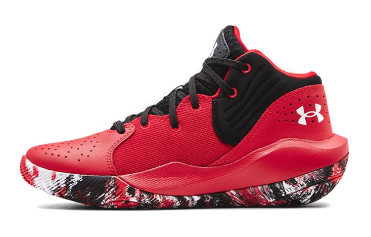 Under Armour Jet '21 Slip Resistant, Abrasion Resistant, Breathable, Support Mid top Children's Basketball Shoes