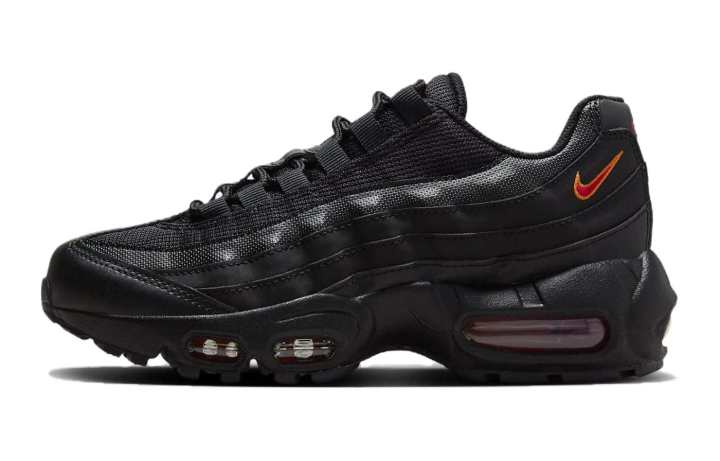 Nike Nike Air Max 95 Low top Running Shoes Black Red Unisex