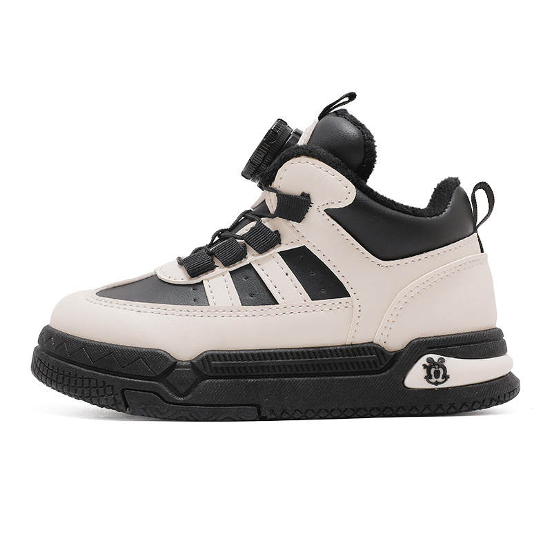 BOBDOG Synthetic Leather Fleece lined Balance Support Balance Support Low top Kids Lifestyle Shoes Kids'