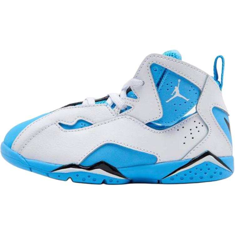 Jordan Jordan True Flight Slip Resistant Abrasion Resistant High top Toddler Shoes Blue White Infant And Toddler
