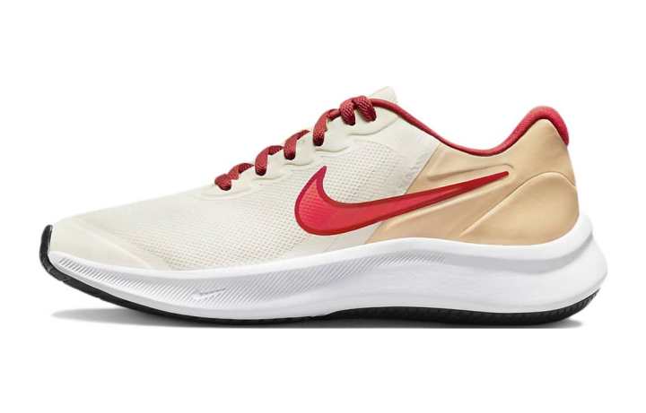 Nike Nike Star Runner 3 Slip Resistant Cushioning Abrasion Resistant Breathable Low top Running Shoes Brown Red Unisex