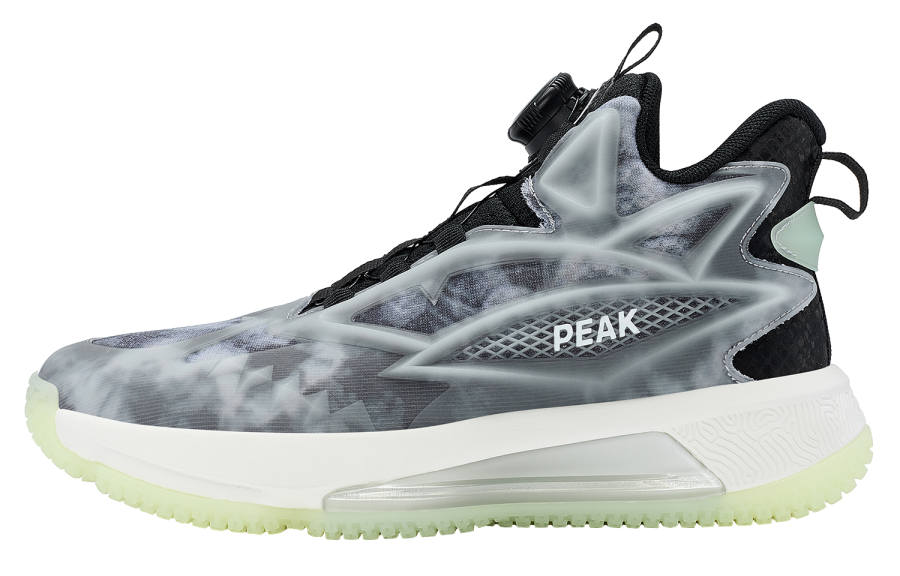 PEAK Taichi, Irregular Shape Cushioning Support Rebound Low top Children's Basketball Shoes Teenagers