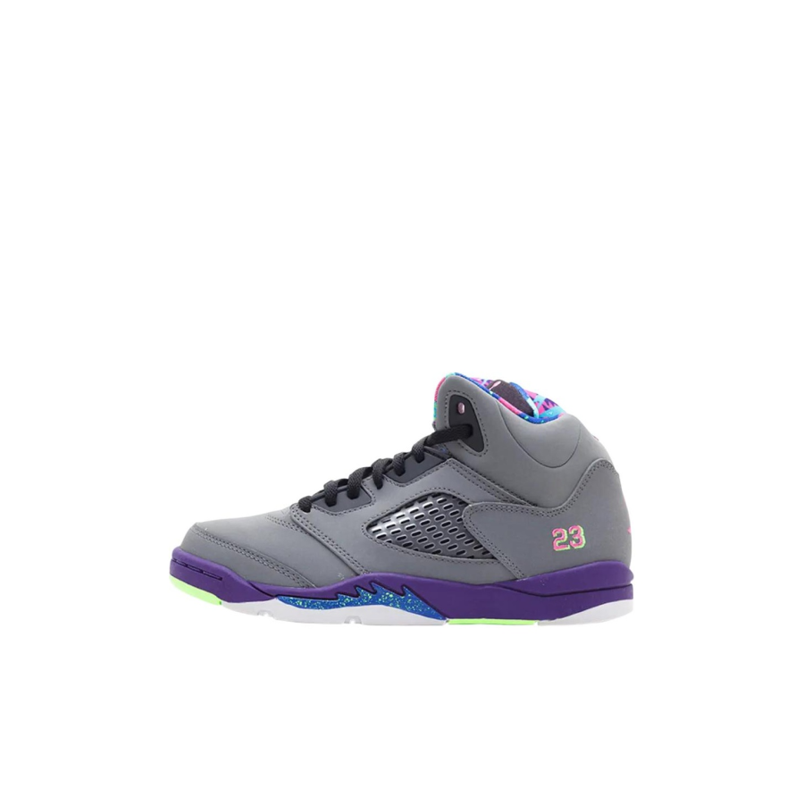 Jordan Jordan Air Jordan 5 Children's Basketball Shoes Gray Children Aged 3 7 Years Old