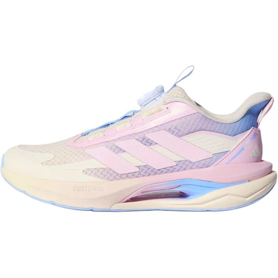 Adidas Adidas Lightdart Habu Low top Kids' Running Shoes Beige Pink Blue Kids'