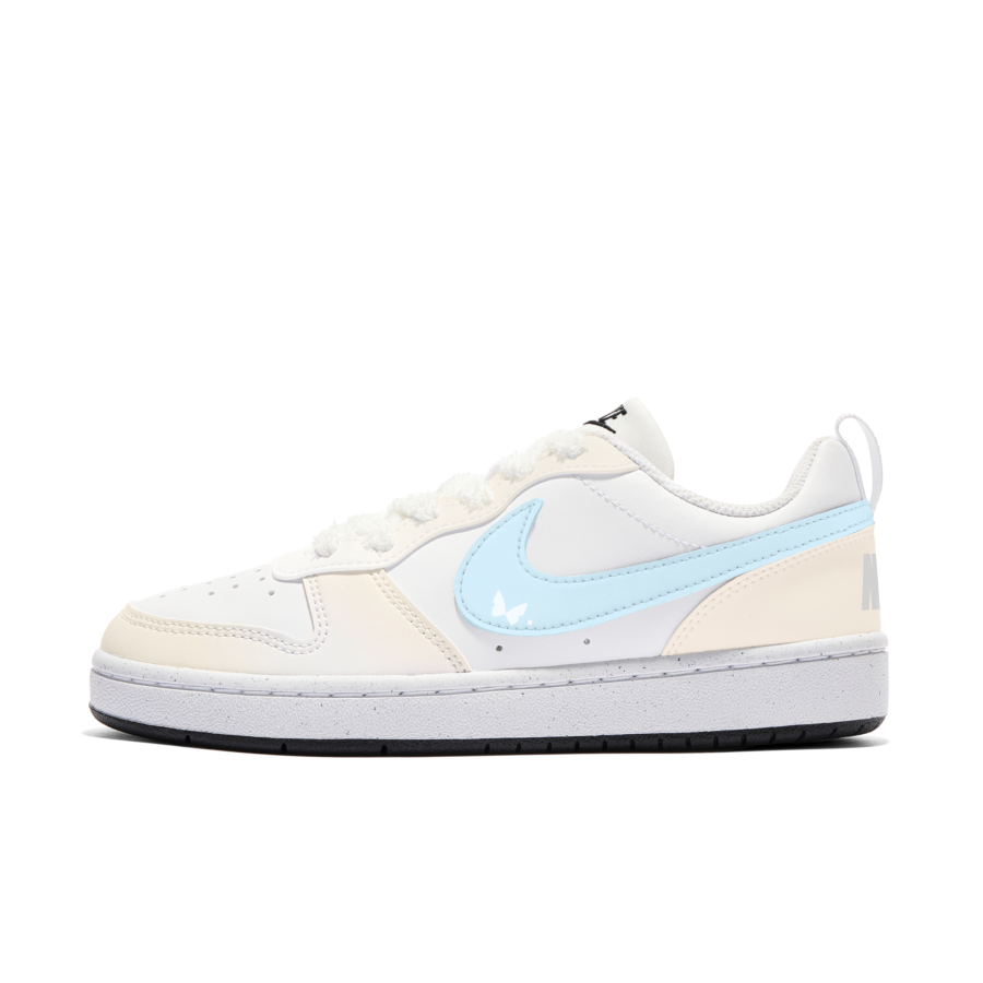 Nike Nike Court Borough Abrasion Resistant Breathable Low top Kids' Skateboarding Shoes Unisex