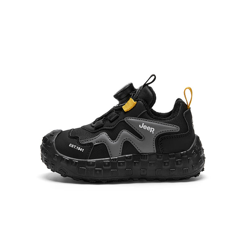 Jeep Synthetic Leather Anti Slip, Slip Resistant Low top Outdoor Shoes Kids'