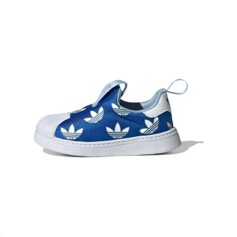 Adidas Originals SUPERSTAR 360 Comfortable Abrasion Resistant Abrasion Resistant Low top Toddler Shoes Blue