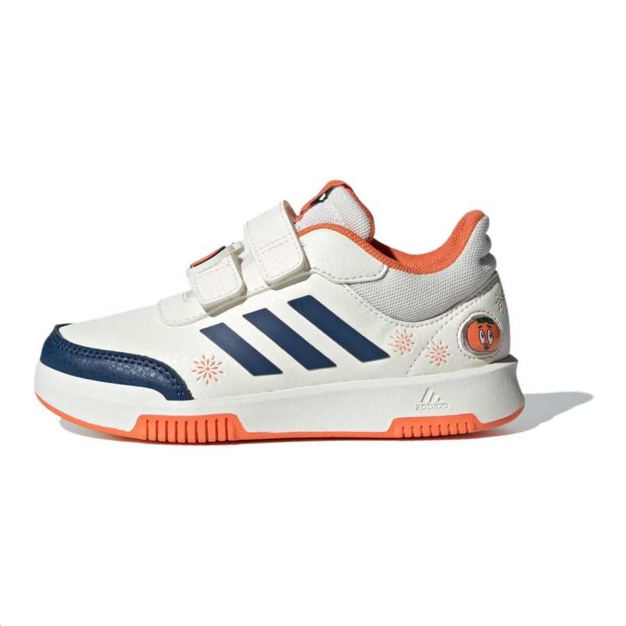 Adidas Adidas Tensaur SPORT 2.0 Comfortable Slip Resistant Abrasion Resistant Kids' Skateboarding Shoes White Blue Orange Kids