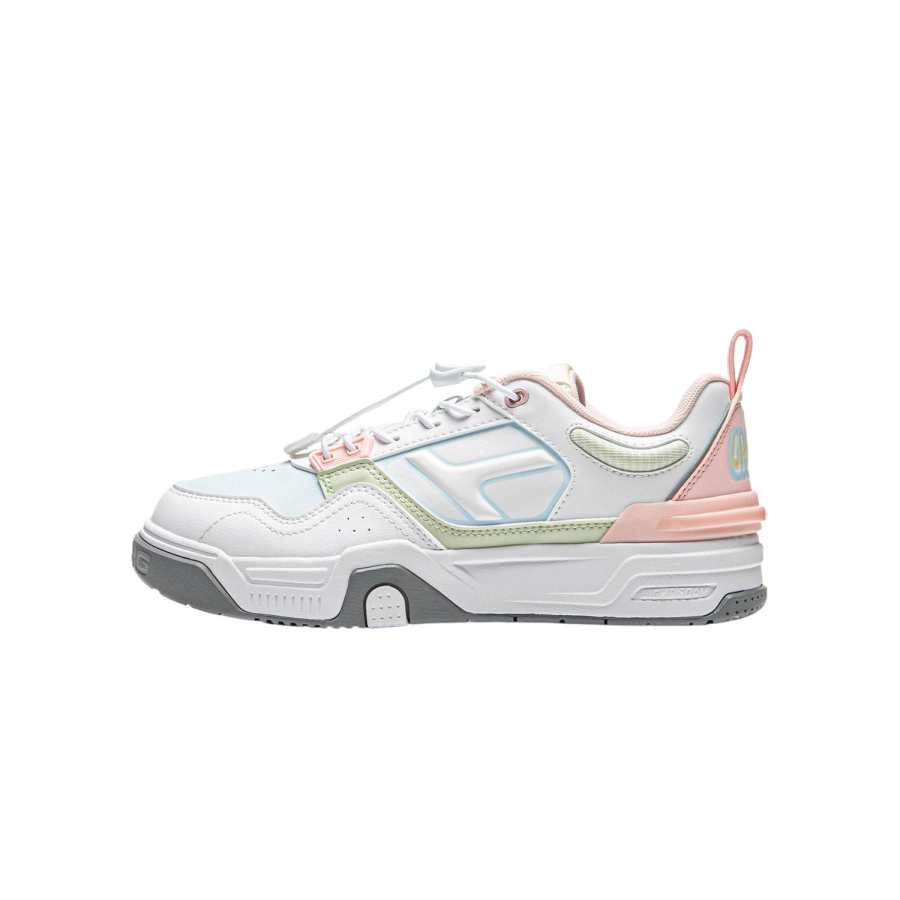 Li-Ning YOUNG Li Ning YOUNG SKATE 80S Sports Lifestyle Synthetic Leather Low top Casual Shoes