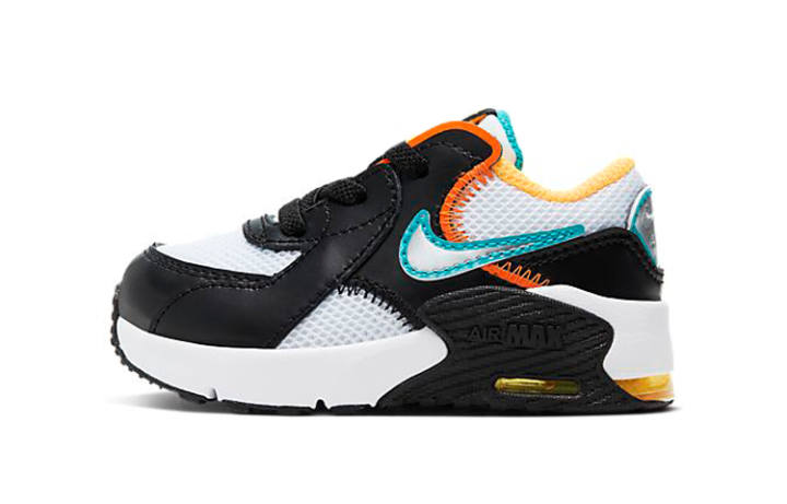 Nike Nike Air Max Excee Low top Toddler Shoes Black White Blue Infant And Toddler