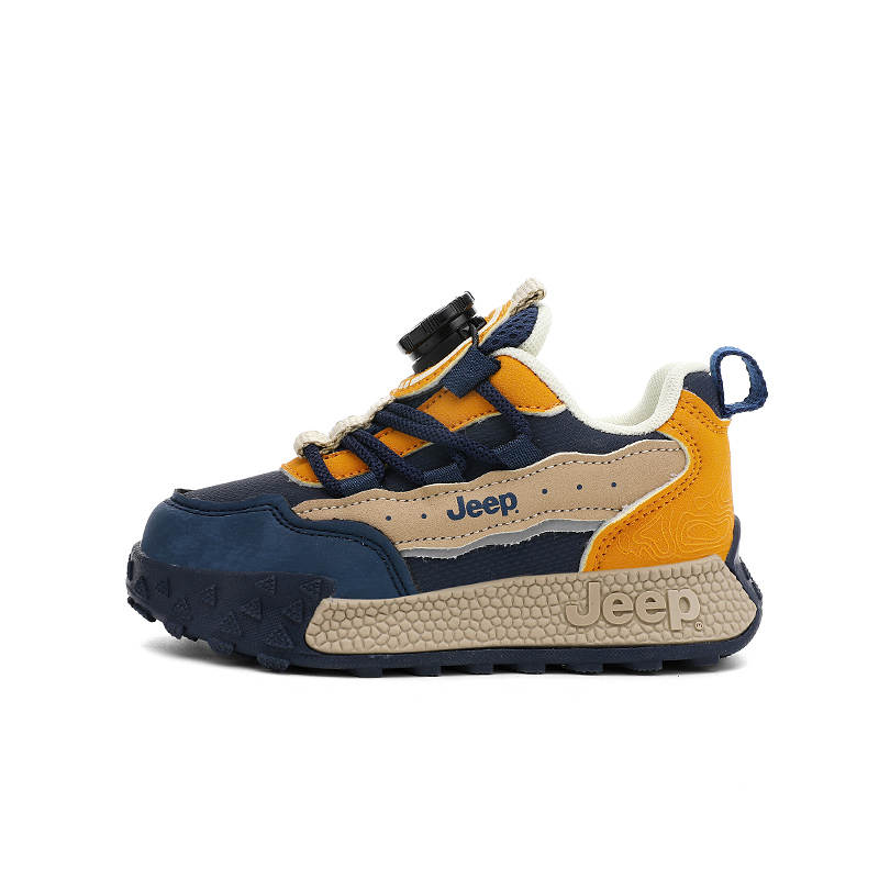 Jeep Running Collection Low top Running Shoes Dark Blue Orange Kids'