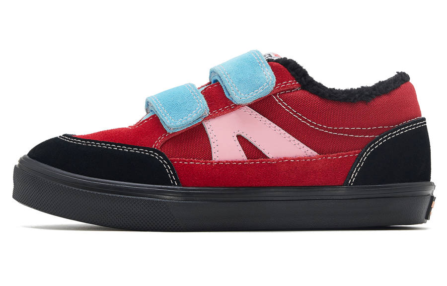 Vision Street Wear Stick Light Fleece Lined Lightweight Comfortable Hook and Loop Kids' Skateboarding Shoes