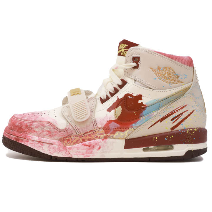 Jordan Jordan Legacy 312 Red Hare Welcome Spring Leather Fashion Trend Slip Resistant Cushioning Abrasion Resistant
