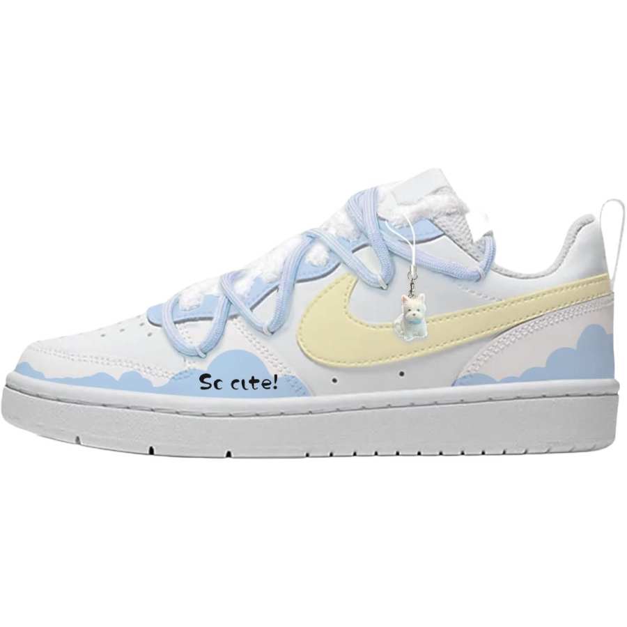 Nike Nike Court Borough Synthetic Leather Slip Resistant Cushioning Abrasion Resistant