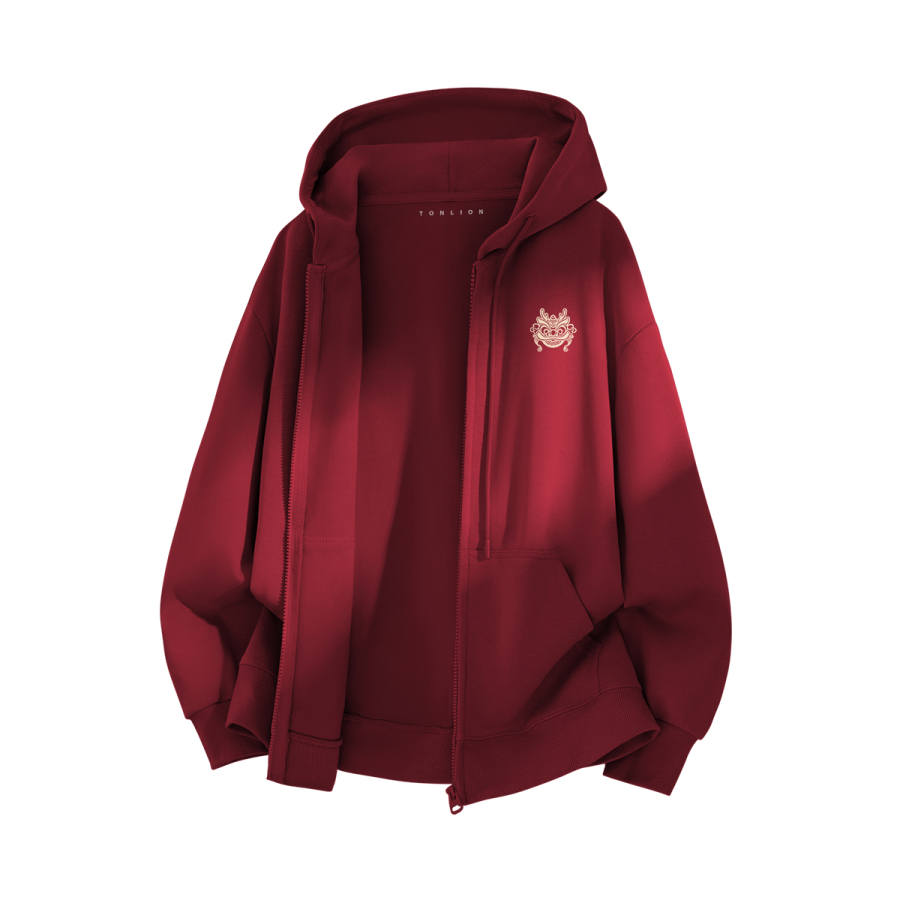 Tonlion Sweatshirts Women's Hooded Moderate Cardigan