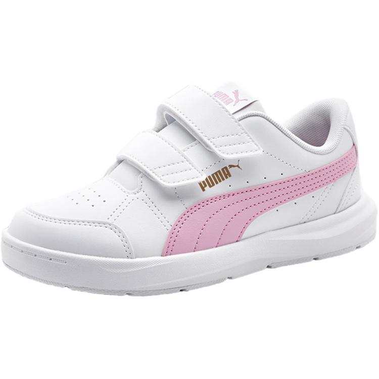 PUMA Evolve Court V Low top Kids' Skateboarding Shoes White Pink Teenagers