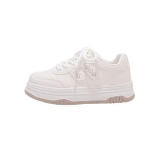 Beerus Synthetic Leather Breathable Low top Casual Shoes Women's Ecru