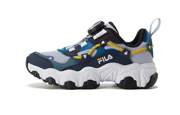 FILA KIDS Heritage FHT Sports Abrasion Resistant Abrasion Resistant Low top Kids' Running Shoes Blue Green