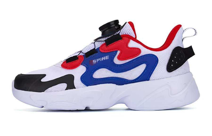 XTEP Low top Casual Shoes White Blue Teenagers