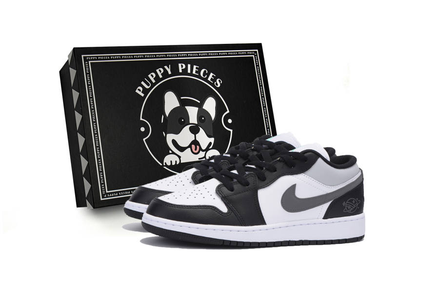 Jordan Jordan Air Jordan 1 Slip Resistant Low top Children's Basketball Shoes Black Teenagers