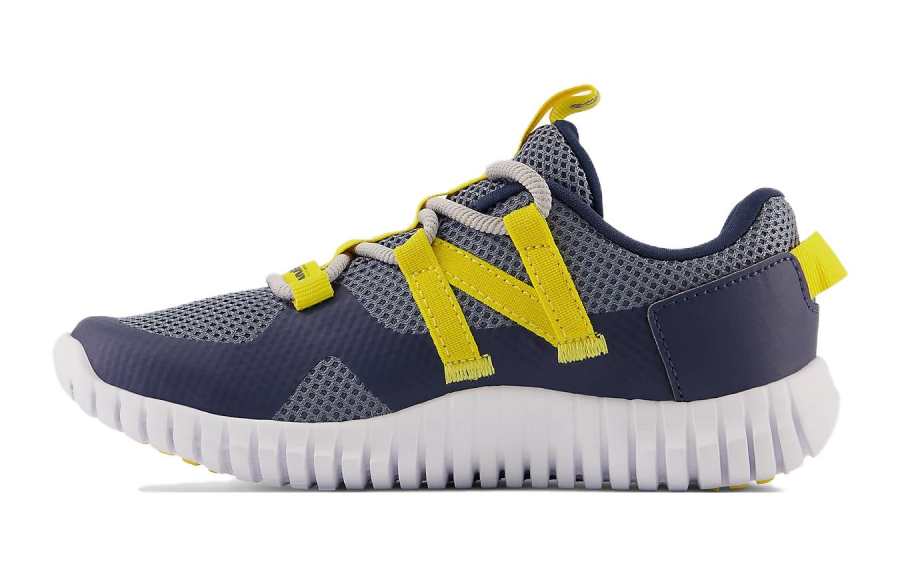 New Balance New Balance NB PLAYGRUV V2 Bungee Low top Running Shoes Gray White Yellow Kids'