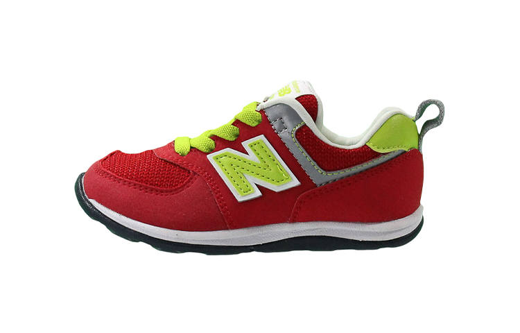 New Balance New Balance Lace Up Cushioning, Wear Resistant Low top Toddler Shoes Red Green Infant And Toddler