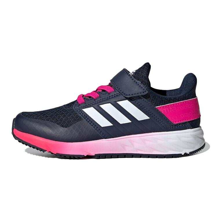 Adidas Adidas Fortafaito Breathable Low top Kids' Running Shoes Blue Pink Kids'