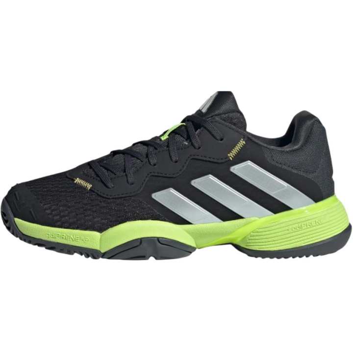 Adidas Adidas Barricade Low top Kids' Training Shoes Core Black/Zero Metallic Silver Teenagers