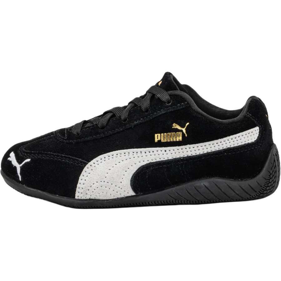 PUMA Speedcat Abrasion Resistant Kids Lifestyle Shoes Black White Kids'