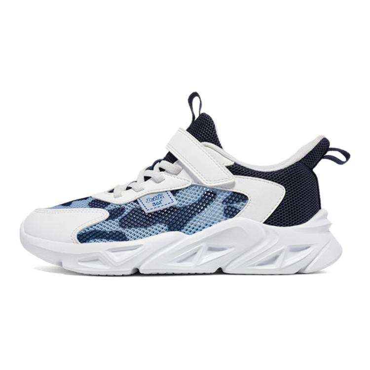 361°KIDS Comfortable And Breathable Low top Running Shoes White Blue Teenagers