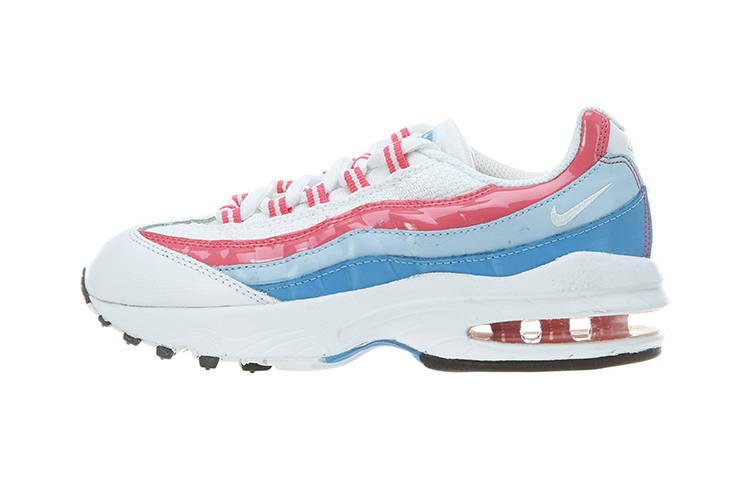 Nike Nike Air Max 95 Kids Lifestyle Shoes White Pink Blue Children Aged 3 7 Years Old