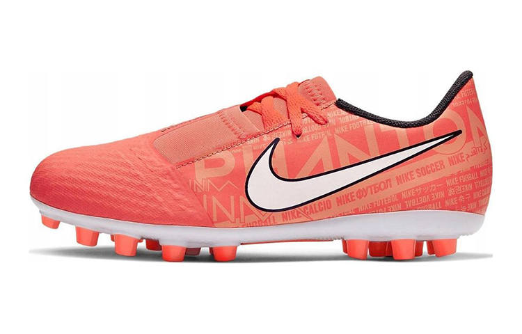 Nike Nike Phantom Venom Academy AG Artificial Turf Slip Resistant Cushioning Abrasion Resistant Low top Kids' Soccer Shoes