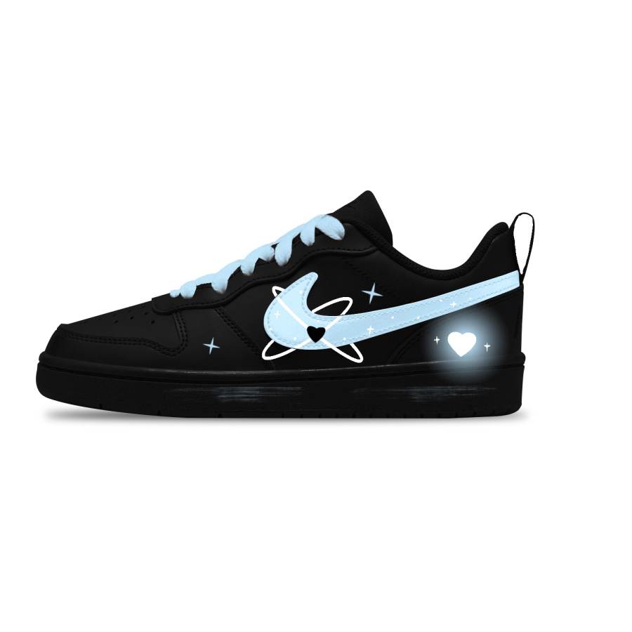 Nike Nike Court Borough Slip Resistant Abrasion Resistant Low top Kids' Skateboarding Shoes Unisex