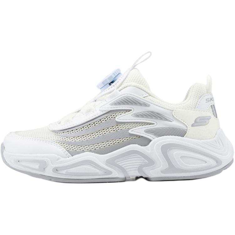 Skechers Kids D'LITES Slip Resistant Abrasion Resistant Low top Kids Lifestyle Shoes White Kids'