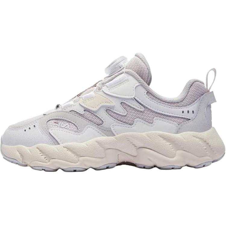 FILA KIDS BOA Slip Resistant Abrasion Resistant Low top Kids' Running Shoes Purple Kids'