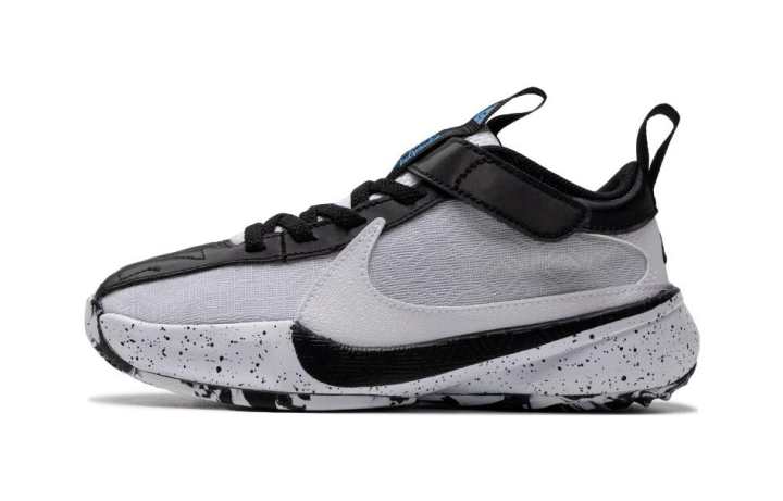 Nike Nike Freak 5 PS Slip Resistant Abrasion Resistant Low top Kids Lifestyle Shoes Gray Children Aged 3 7 Years Old