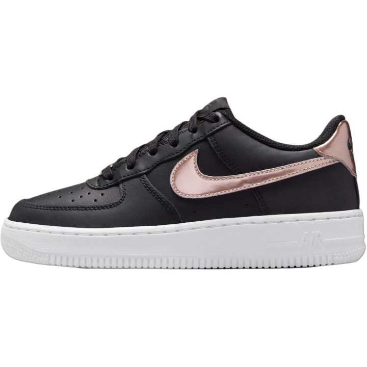 Nike Nike Air Force 1 Leather Low top Skateboard Shoes Black Unisex