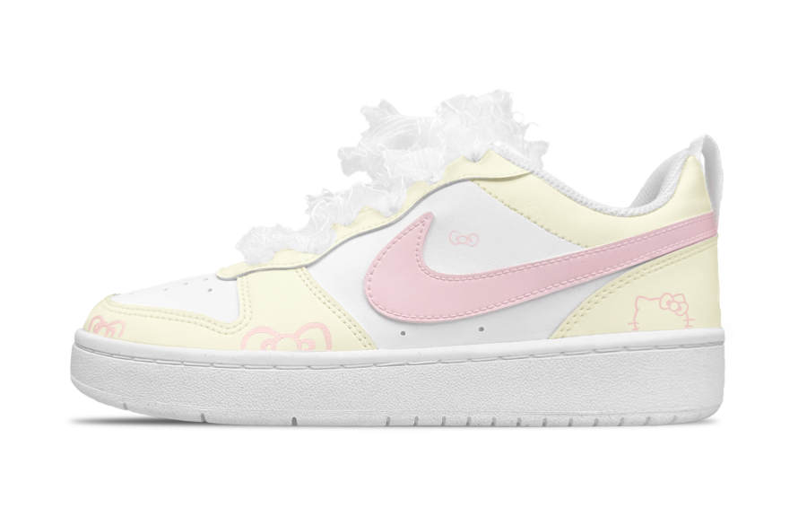 Nike Nike Court Borough Cocoa Meow Leather Slip Resistant Abrasion Resistant Slip Resistant Abrasion Resistant Low top