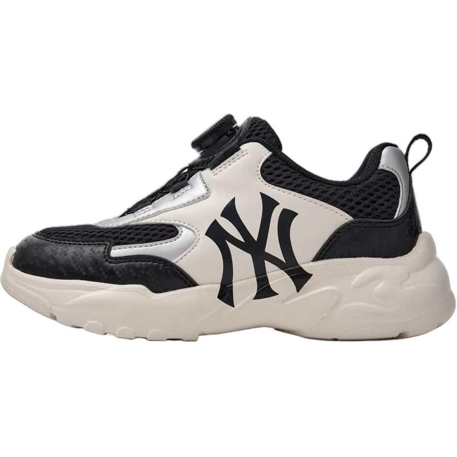 MLB New York Yankees Slip Resistant Slip Resistant Kids Lifestyle Shoes Black White Children Aged 3 7 Years Old