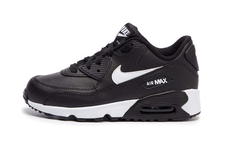 Nike Nike Air Max 90 Ltr Kids Lifestyle Shoes Black White Children Aged 3 7 Years Old