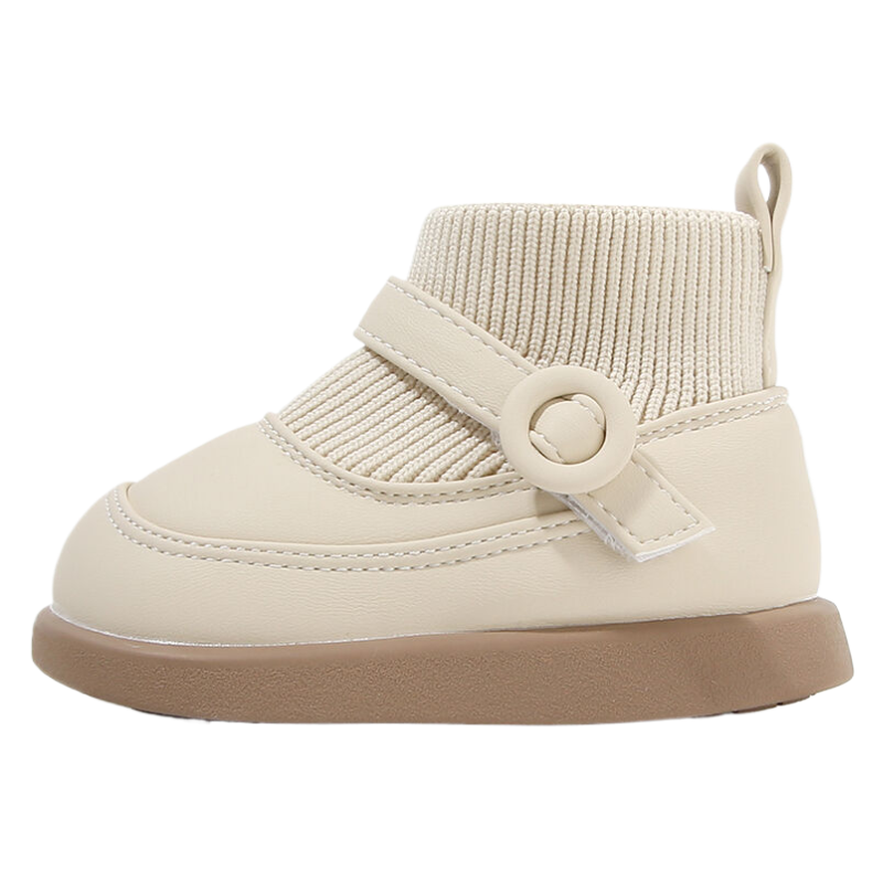 MAIBUXIONG Fashionable Fleece Lined Versatile Stylish Thermal Toddler Shoes Infant And Toddler
