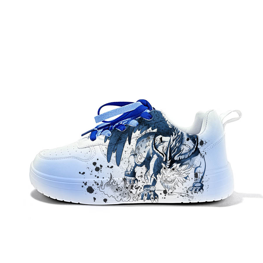 ZUOLENGCHAN Synthetic Leather Breathable And Lightweight Low top Casual Shoes Unisex